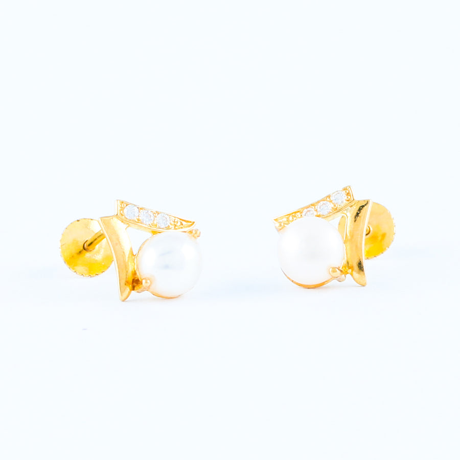 22KT YELLOW GOLD EAR STUD (ES0001139)
