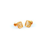 22KT YELLOW GOLD EAR STUD (ES0001176)