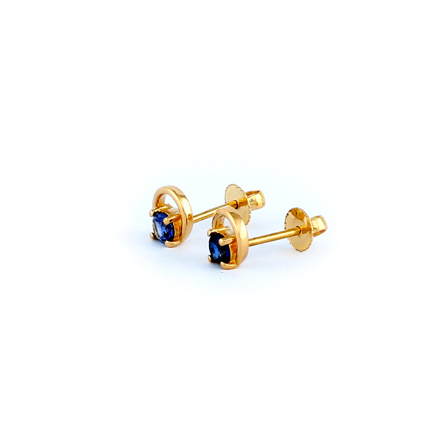 22KT YELLOW GOLD EAR STUD (ES0001193)