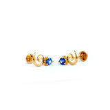 22KT YELLOW GOLD EAR STUD (ES0001196)