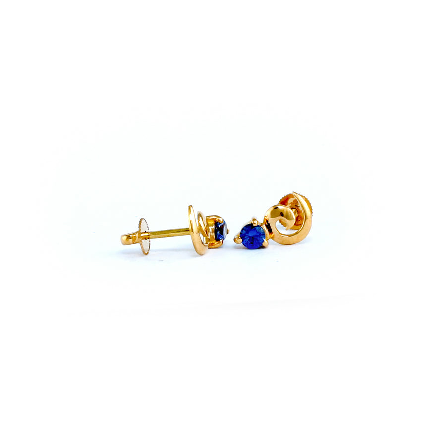 22KT YELLOW GOLD EAR STUD (ES0001196)