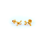 22KT YELLOW GOLD EAR STUD (ES0001198)