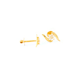 22KT YELLOW GOLD EAR STUD (ES0001201)