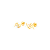 22KT YELLOW GOLD EAR STUD (ES0001201)
