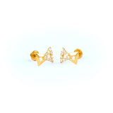 22KT YELLOW GOLD EAR STUD (ES0001205)