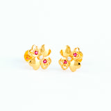 22KT YELLOW GOLD EAR STUD (ES0001249)