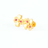 22KT YELLOW GOLD EAR STUD (ES0001249)