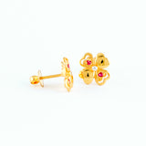 22KT YELLOW GOLD EAR STUD (ES0001249)