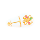 22KT YELLOW GOLD EAR STUD (ES0001252)