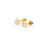 22KT YELLOW GOLD EAR STUD (ES0001268)