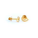 22KT YELLOW GOLD EAR STUD (ES0001268)