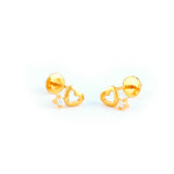 22KT YELLOW GOLD EAR STUD (ES0001275)