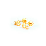 22KT YELLOW GOLD EAR STUD (ES0001275)