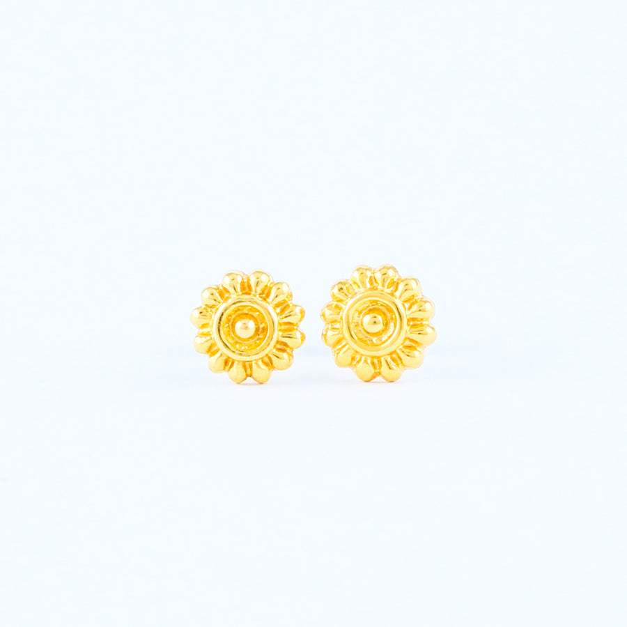 22KT YELLOW GOLD EAR STUD (ES0001319)