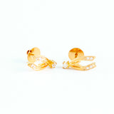22KT YELLOW GOLD EAR STUD (ES0001341)