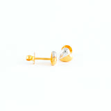 22KT YELLOW GOLD EAR STUD (ES0001355)