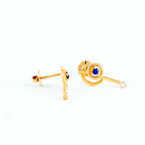 22KT YELLOW GOLD EAR STUD (ES0001361)