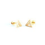 22KT YELLOW GOLD EAR STUD (ES0001376)