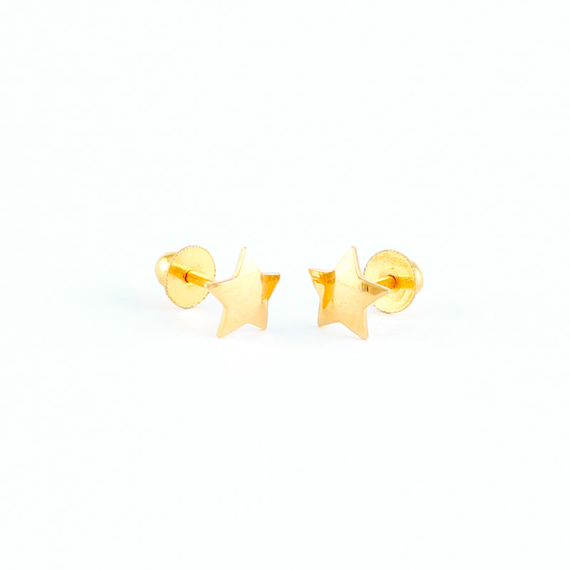 22KT YELLOW GOLD EAR STUD (ES0001386)