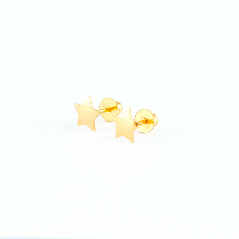 22KT YELLOW GOLD EAR STUD (ES0001386)