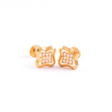 22KT YELLOW GOLD EAR STUD (ES0001411)