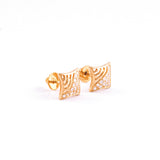 22KT YELLOW GOLD EAR STUD (ES0001474)