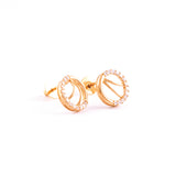 22KT YELLOW GOLD EAR STUD (ES0001477)