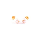 22KT YELLOW GOLD EAR STUD (ES0001484)