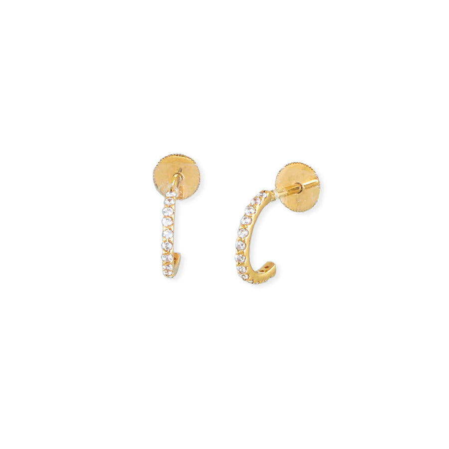 22KT YELLOW GOLD GYPSY EARRINGS (GY0000006)