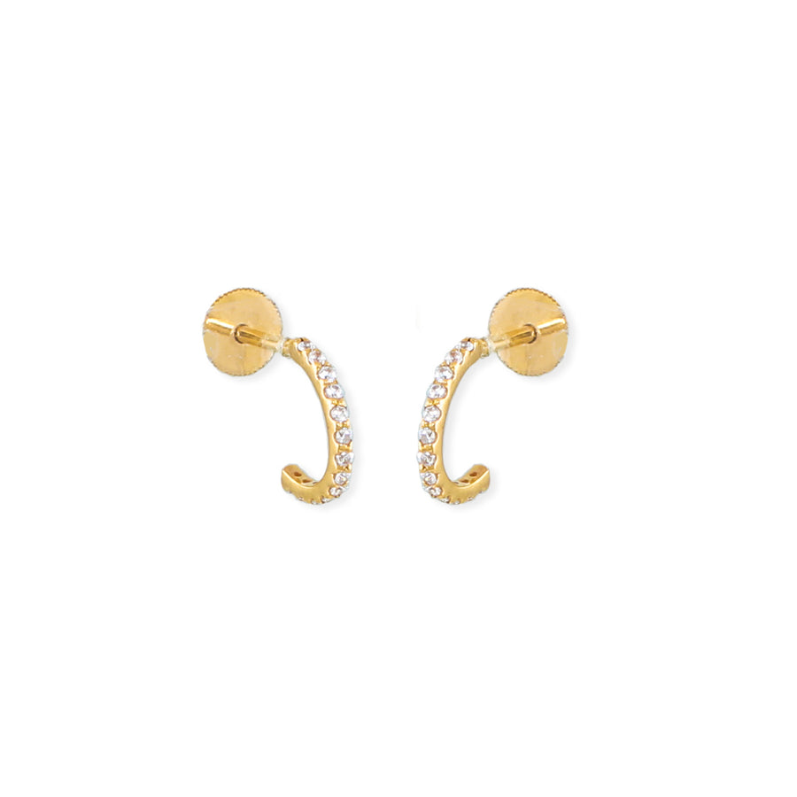 22KT YELLOW GOLD GYPSY EARRINGS (GY0000006)