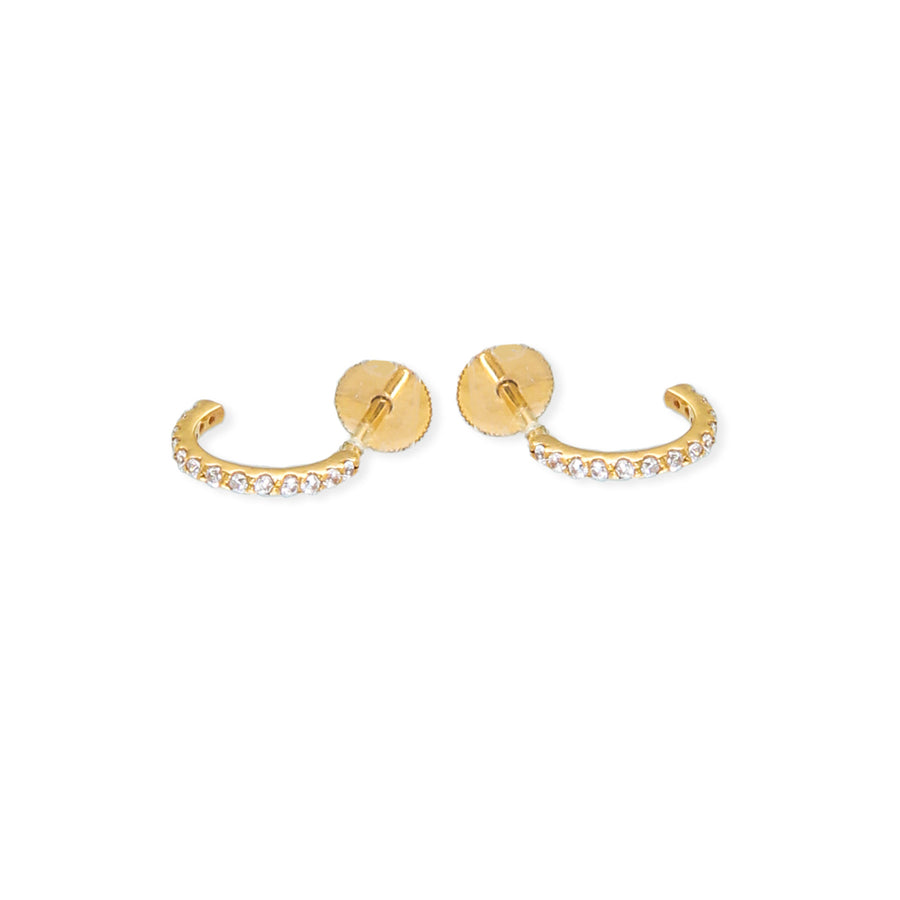 22KT YELLOW GOLD GYPSY EARRINGS (GY0000006)