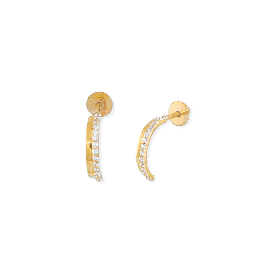 22KT YELLOW GOLD GYPSY EARRINGS (GY0000007)