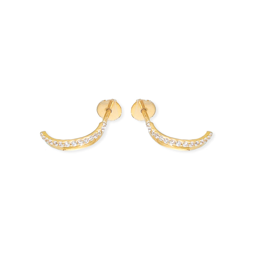 22KT YELLOW GOLD GYPSY EARRINGS (GY0000007)
