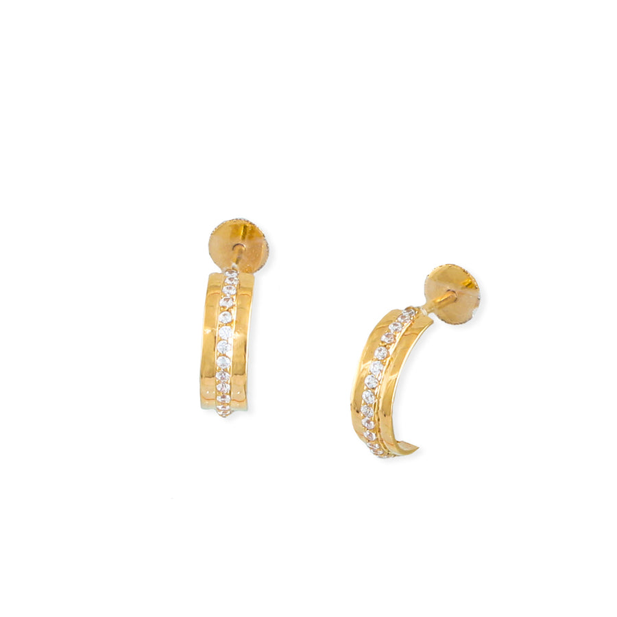 22KT YELLOW GOLD GYPSY EARRINGS (GY0000008)