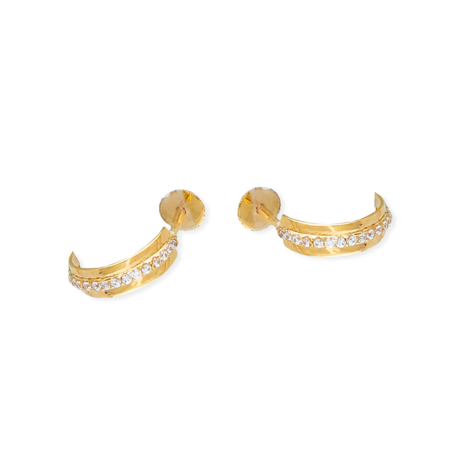 22KT YELLOW GOLD GYPSY EARRINGS (GY0000008)