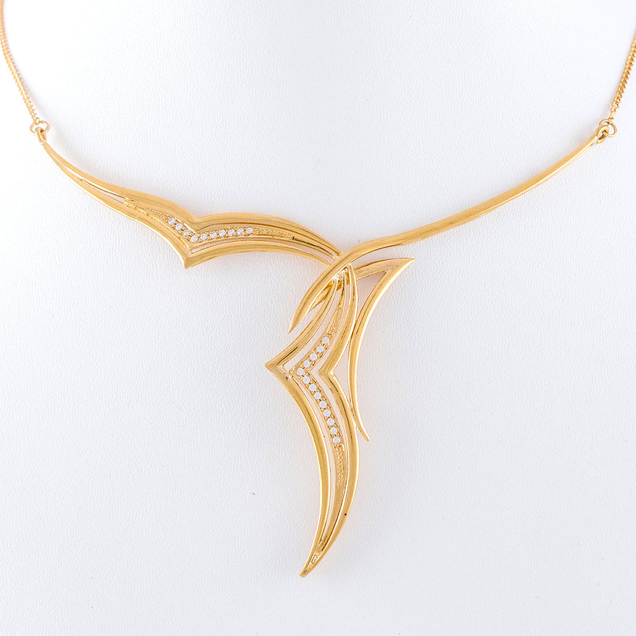 22KT YELLOW GOLD NECKLACE (NE0000478)