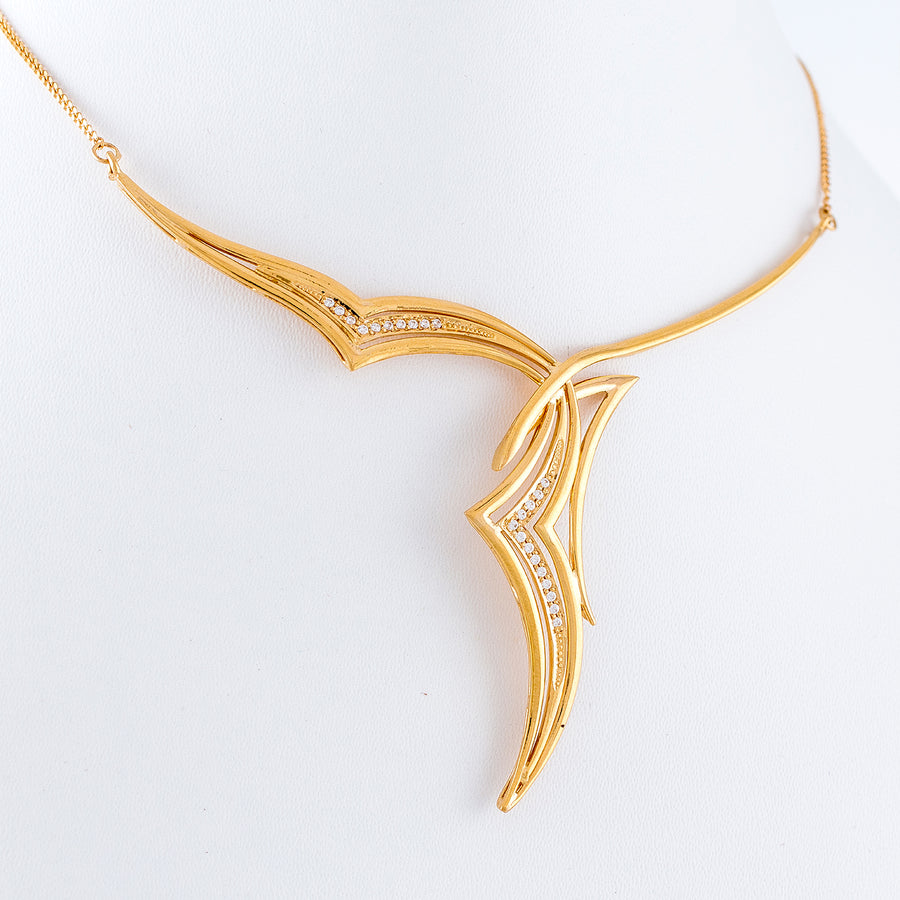 22KT YELLOW GOLD NECKLACE (NE0000478)