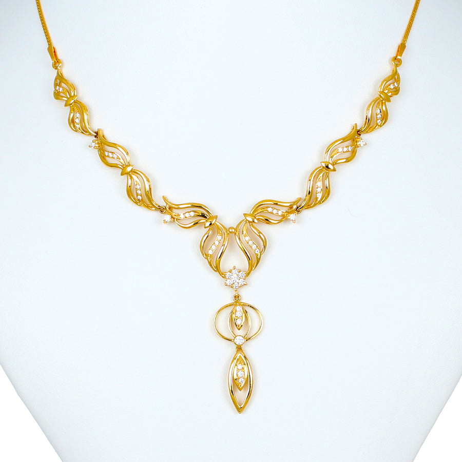 22KT YELLOW GOLD NECKLACE (NE0000779)