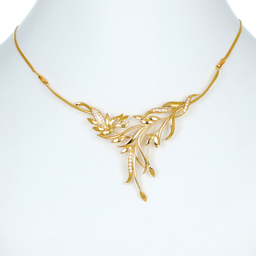 22KT YELLOW GOLD NECKLACE (NE0000974)