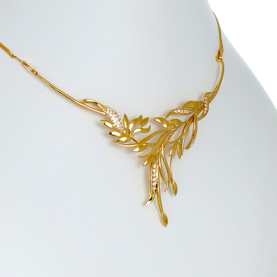 22KT YELLOW GOLD NECKLACE (NE0000974)