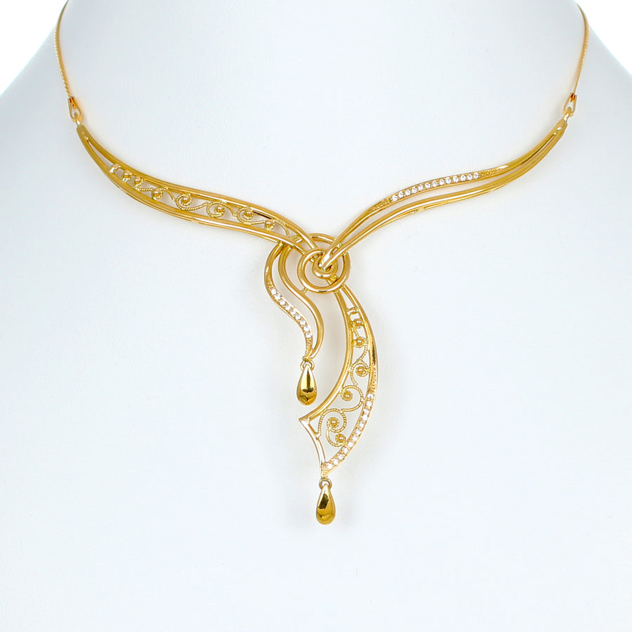 22KT YELLOW GOLD NECKLACE (NE0000997)