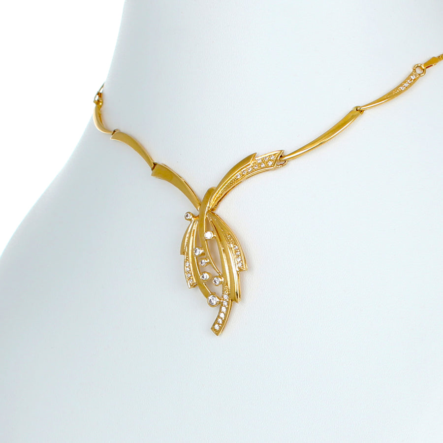 22KT YELLOW GOLD NECKLACE (NE0001014)
