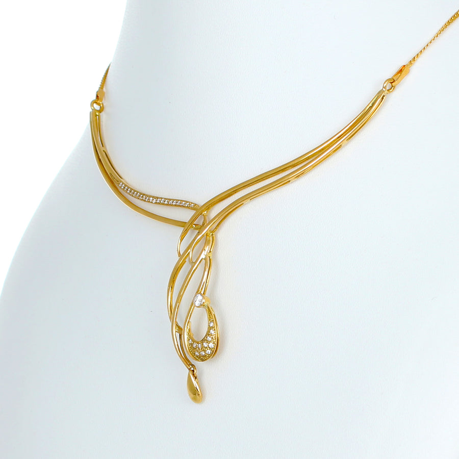 22KT YELLOW GOLD NECKLACE (NE0001015)