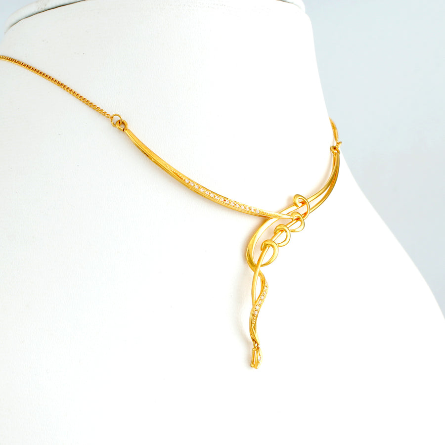 22KT YELLOW GOLD NECKLACE (NE0001091)
