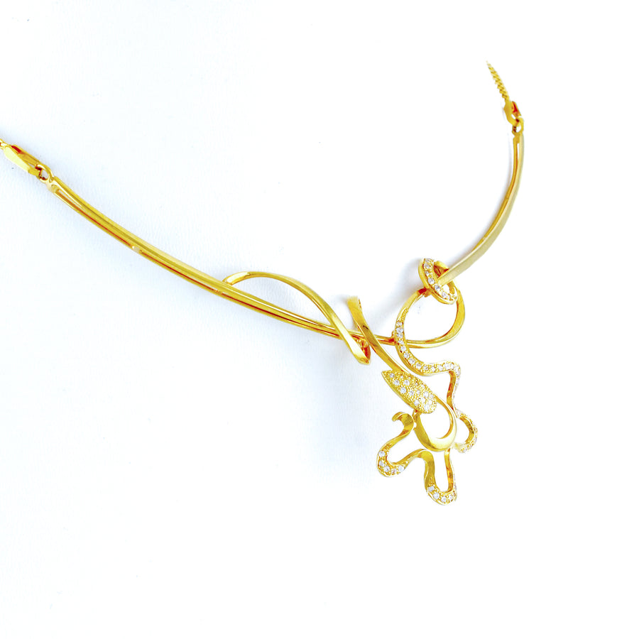 22KT YELLOW GOLD NECKLACE (NE0001096)