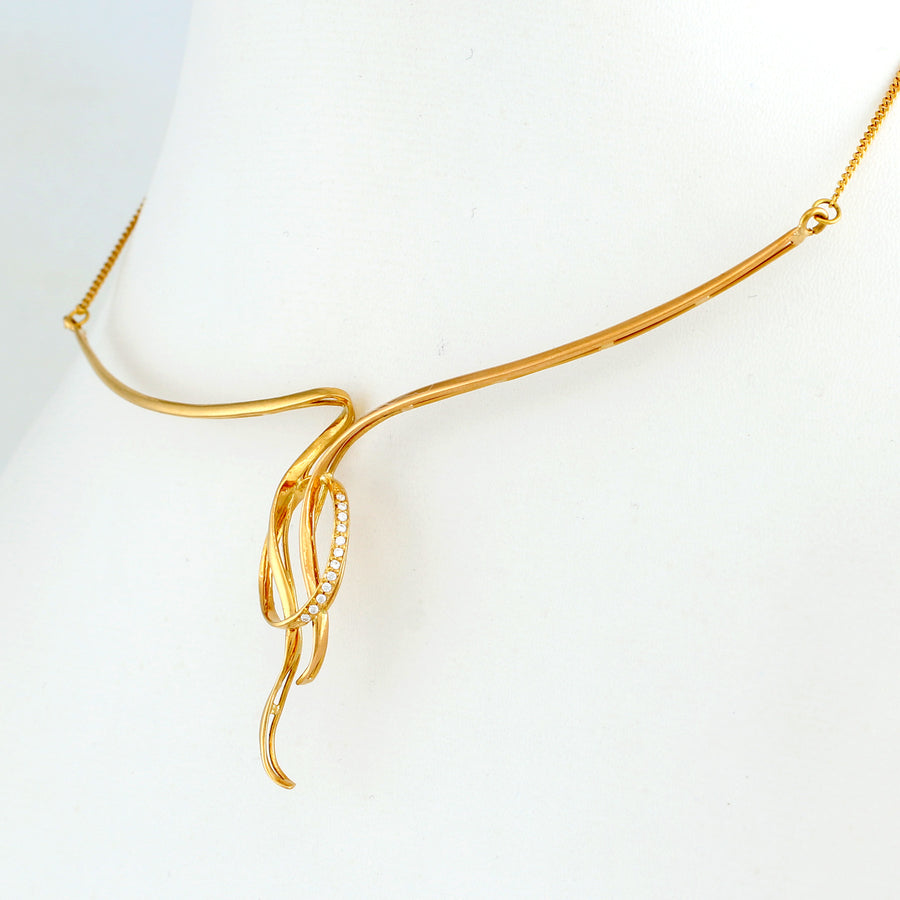 22KT YELLOW GOLD NECKLACE (NE0001160)