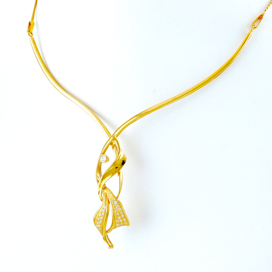 22KT YELLOW GOLD NECKLACE (NE0001199)