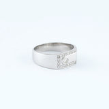 18KT WHITE GOLD RING (NL12-18K762)