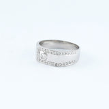 18KT WHITE GOLD RING (NL12-18K762)