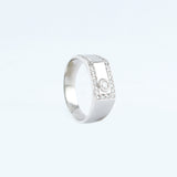 18KT WHITE GOLD RING (NL12-18K762)